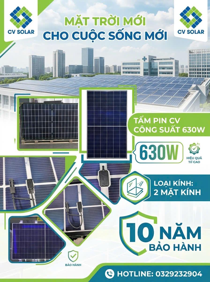 Tấm pin cv630w